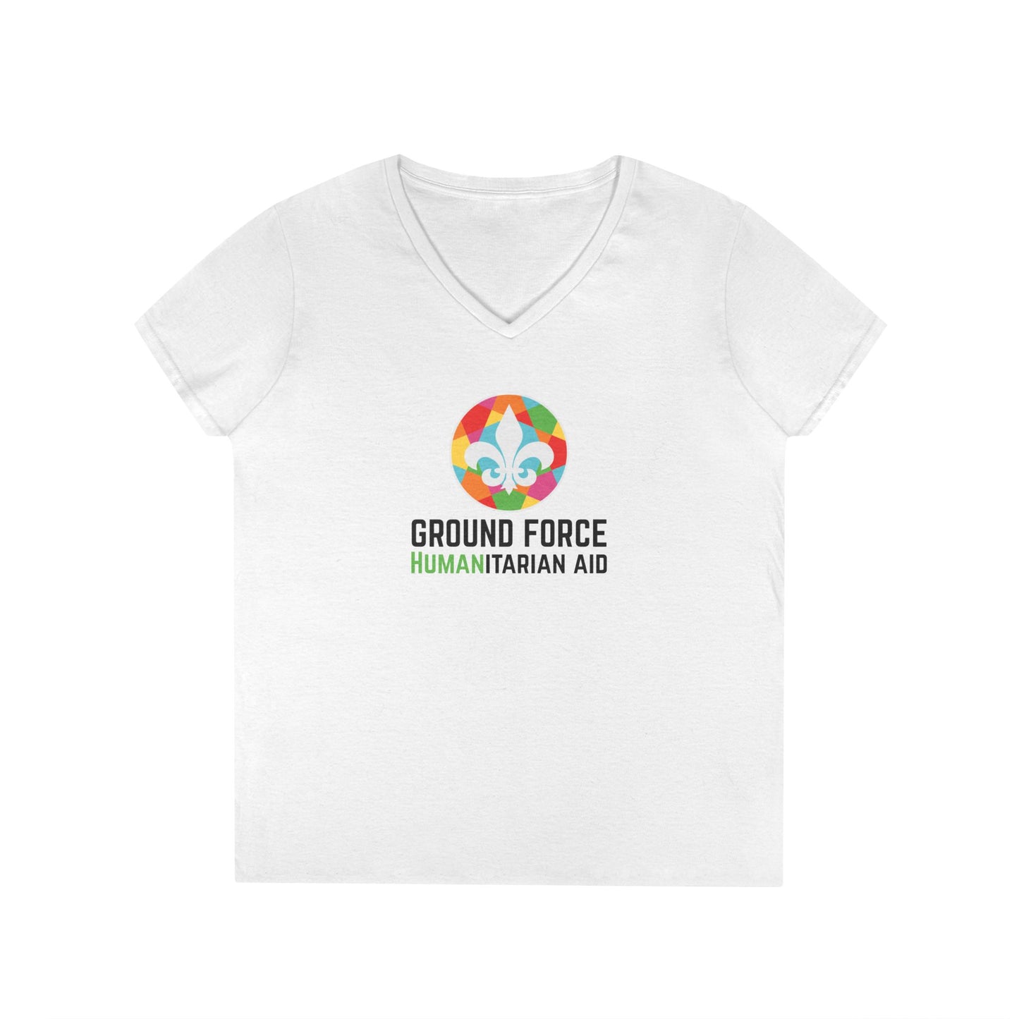Ground Force Ladies' V-Neck T-Shirt