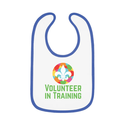 Baby Contrast Trim Jersey Bib