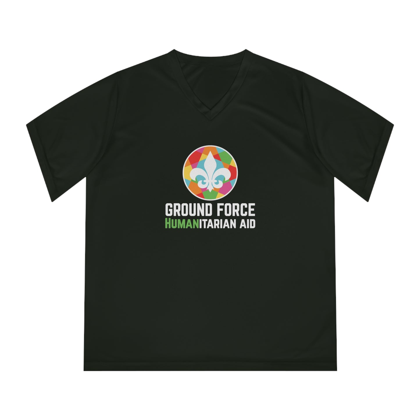 Ground Force Women's Performance V-Neck w/ UV Protection