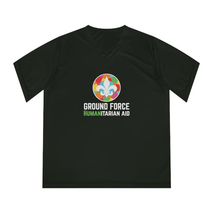 Ground Force Women's Performance V-Neck w/ UV Protection