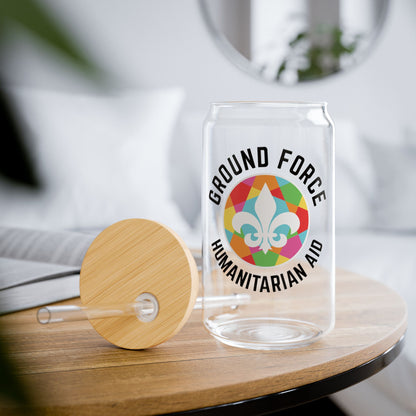 Ground Force Sipper Glass (lid optional)