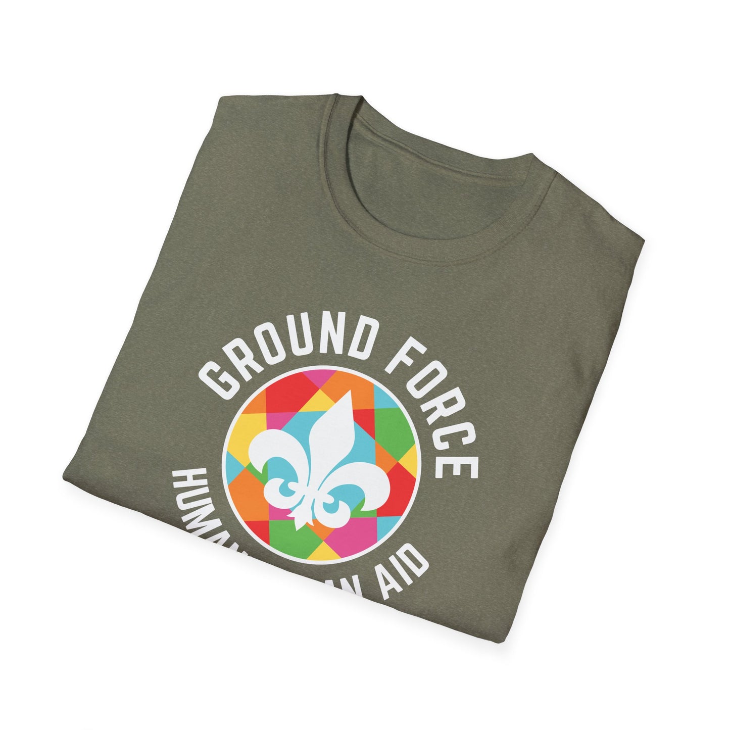 Ground Force Circle Unisex Softstyle Tee - Heather Series