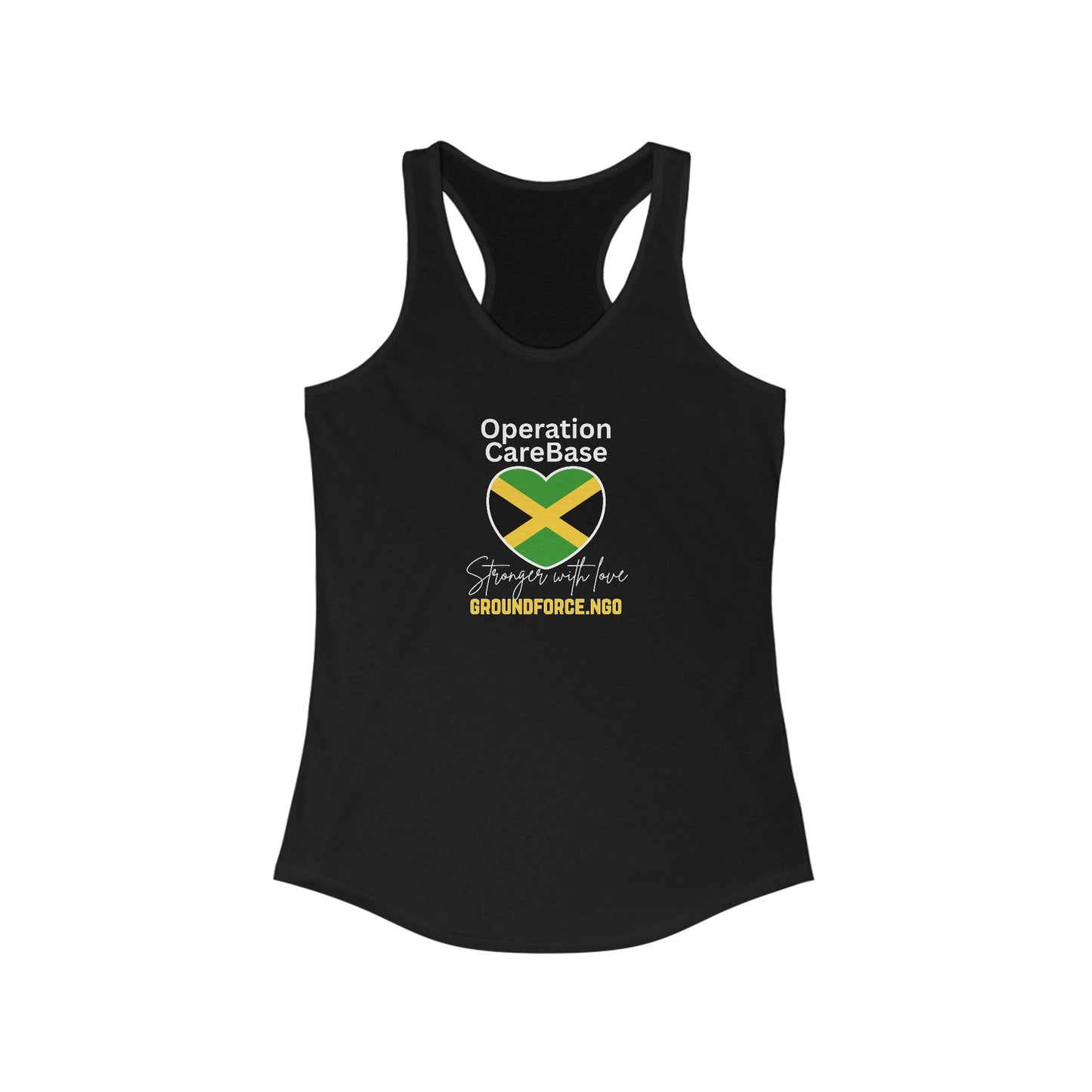 Women's Operation CareBase Jamaica Racerback Tank