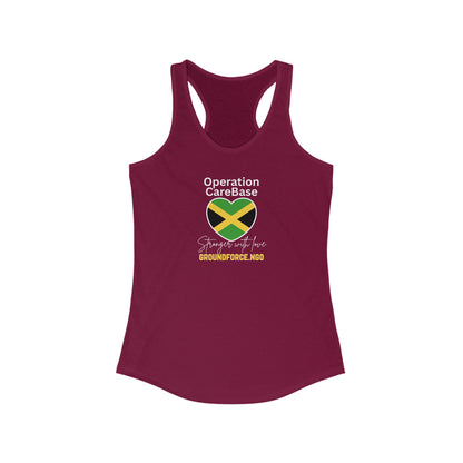 Women's Operation CareBase Jamaica Racerback Tank
