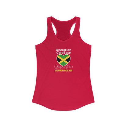 Women's Operation CareBase Jamaica Racerback Tank