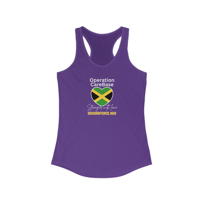 Women's Operation CareBase Jamaica Racerback Tank
