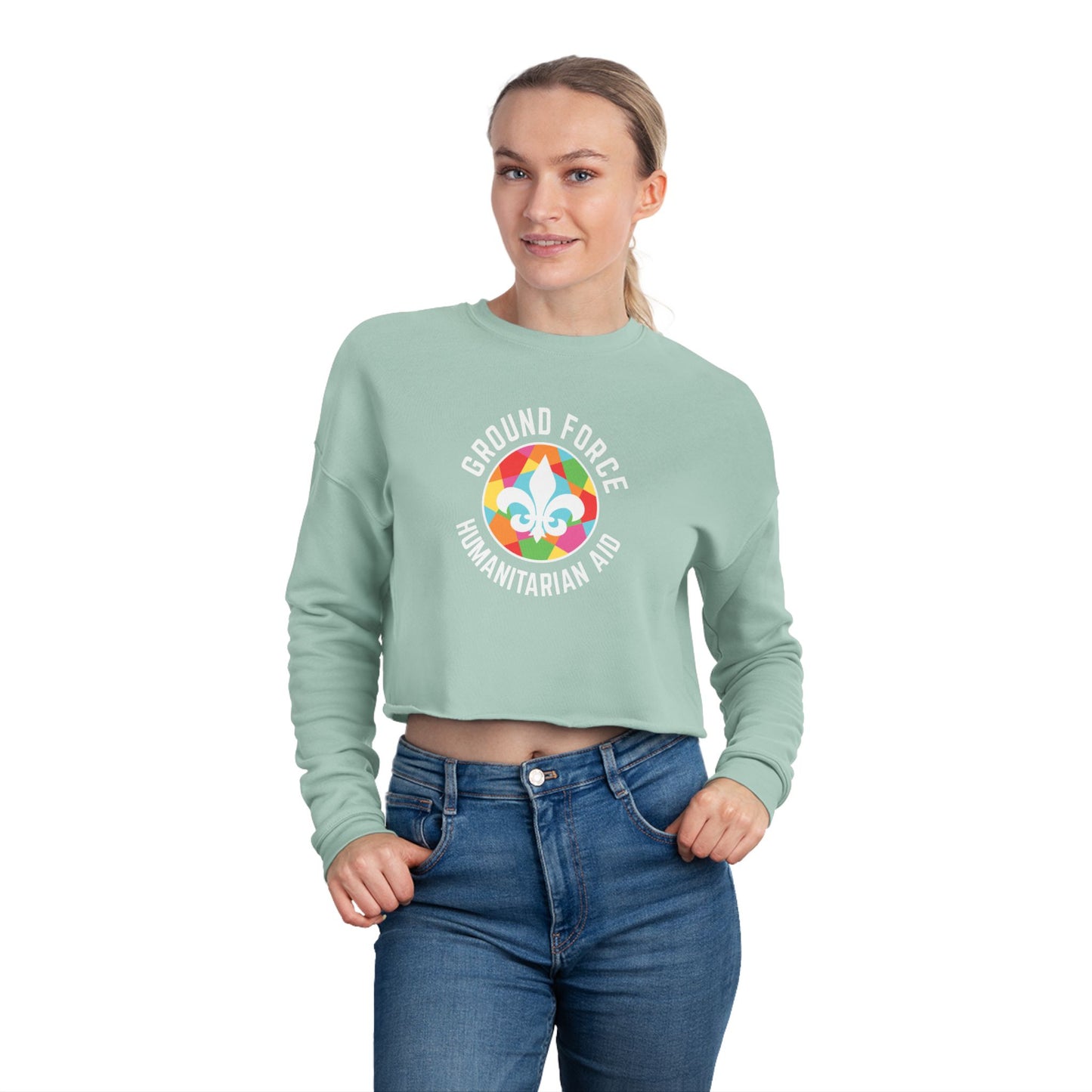 Ground Force Women's Cropped Sweatshirt
