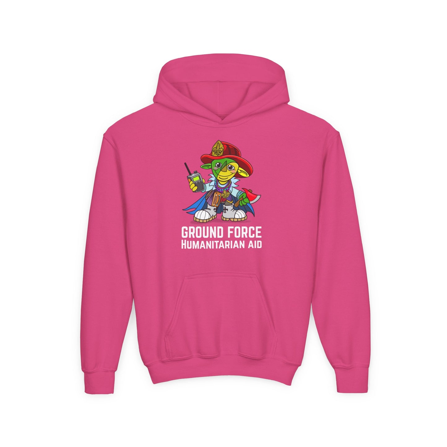 Bayou Buddy Fireman Youth Sweatshirt