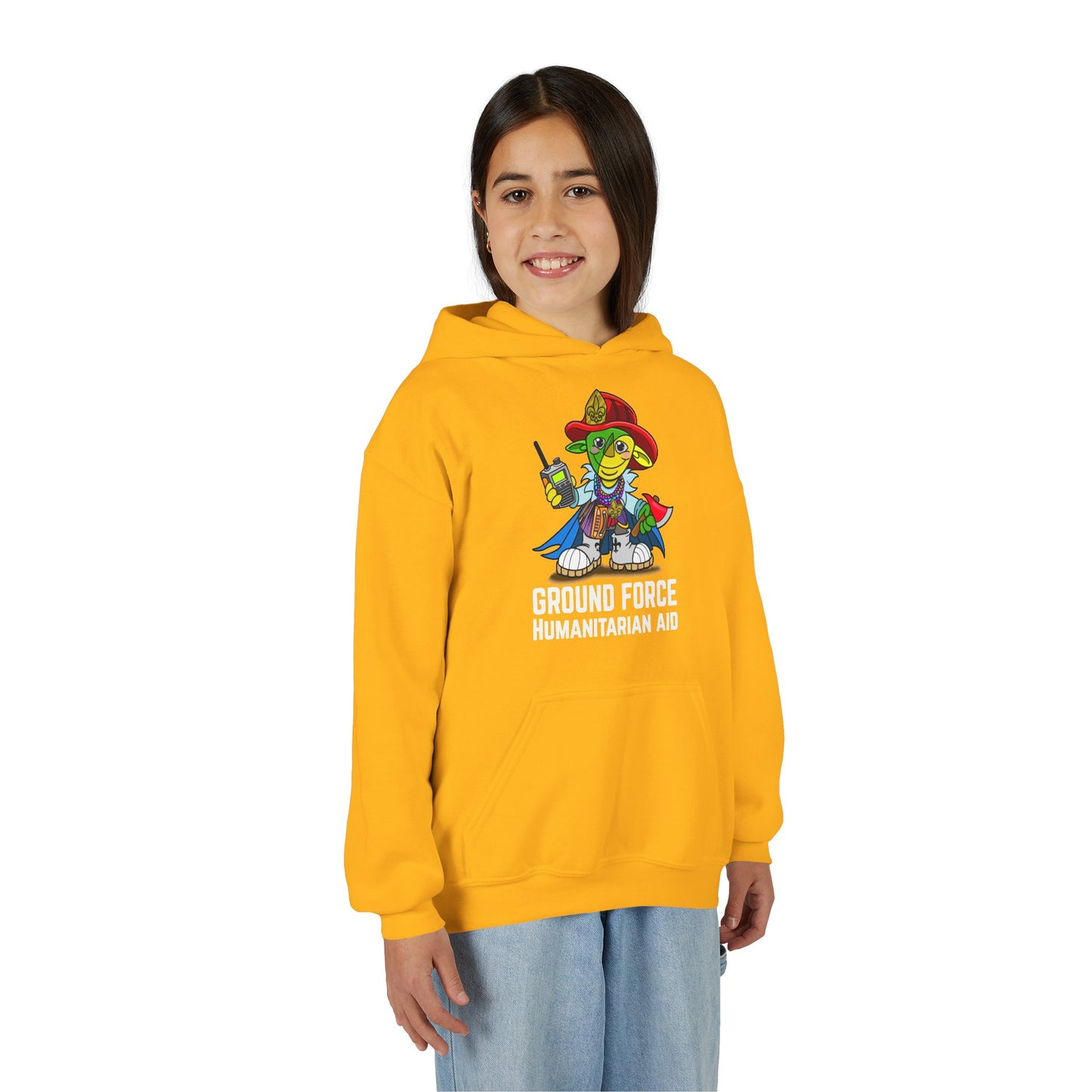 Bayou Buddy Fireman Youth Sweatshirt