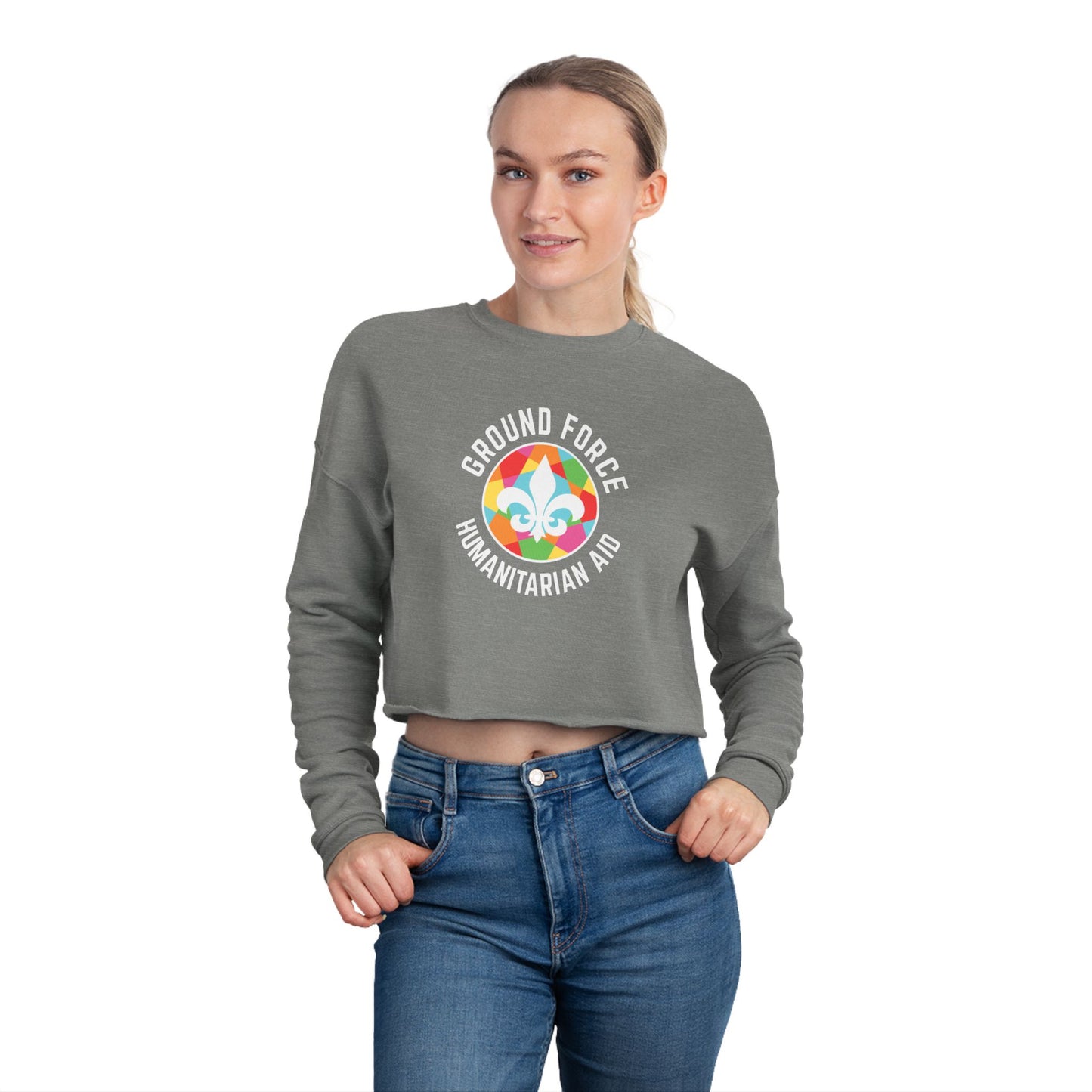 Ground Force Women's Cropped Sweatshirt