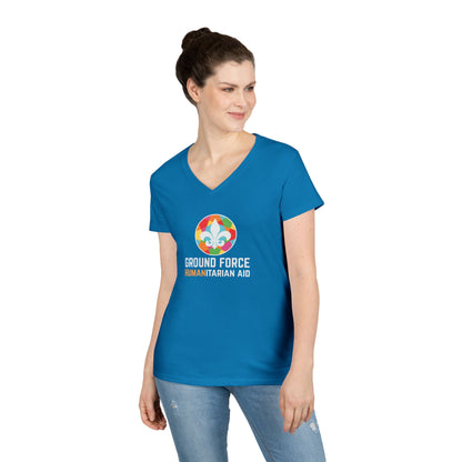 Ground Force Ladies' V-Neck T-Shirt