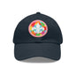 Fleur de Lis Leather Patch Hat