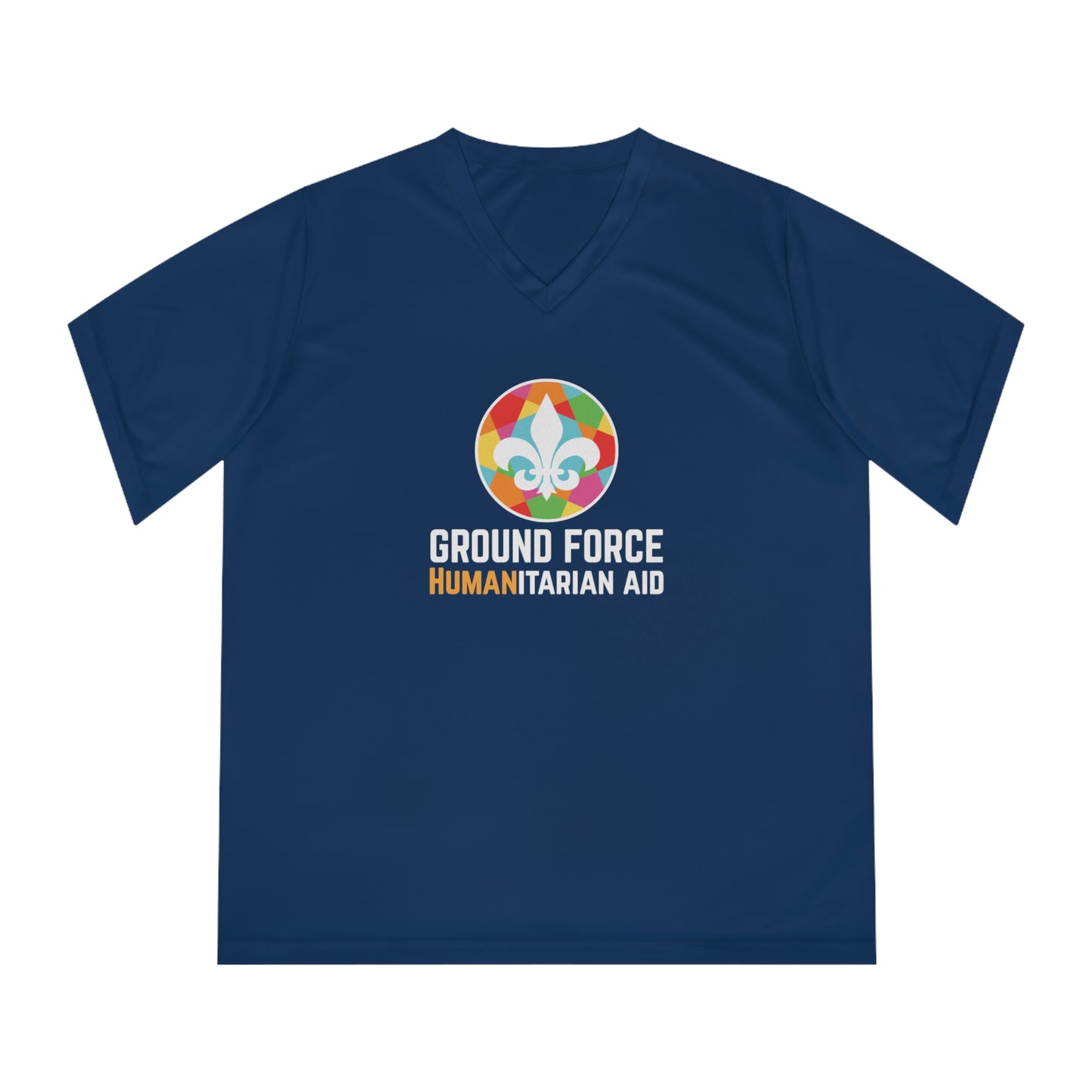 Ground Force Women's Performance V-Neck w/ UV Protection