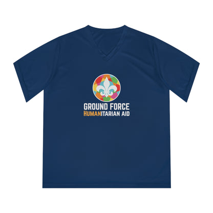 Ground Force Women's Performance V-Neck w/ UV Protection