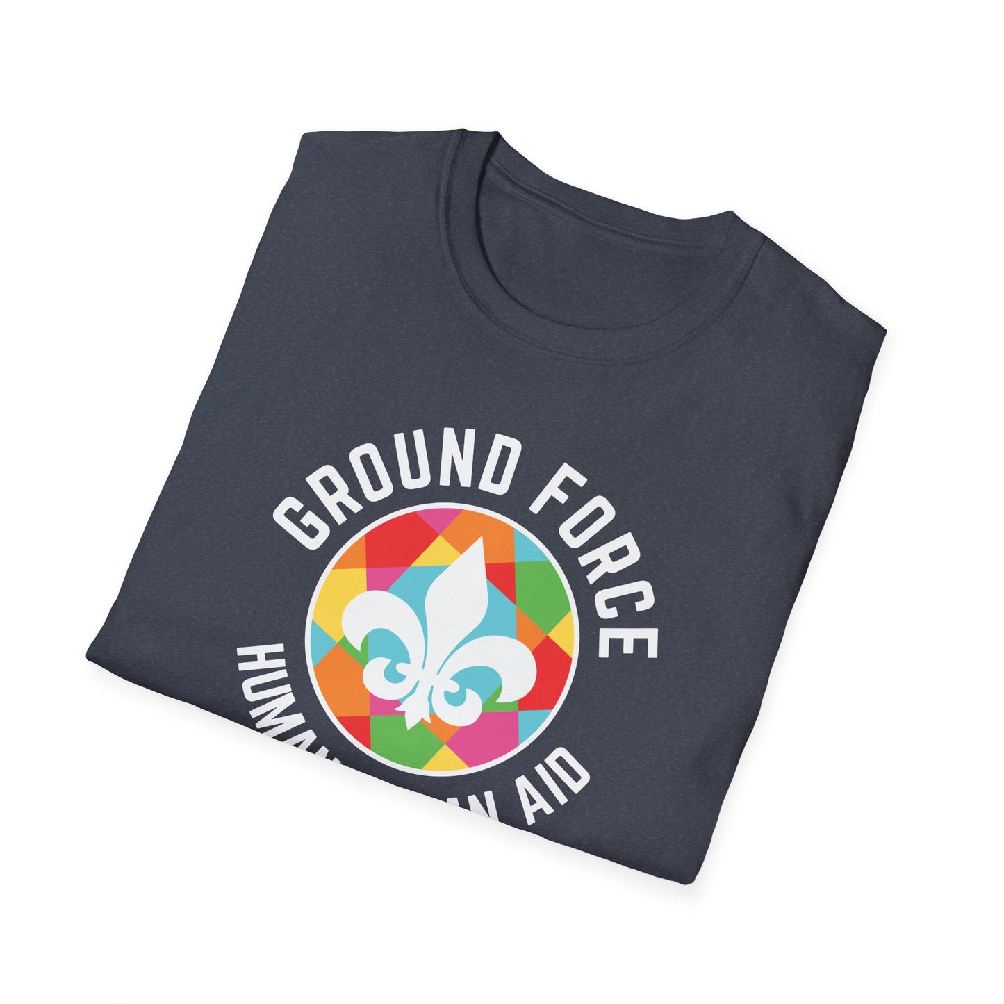 Ground Force Circle Unisex Softstyle Tee - Heather Series