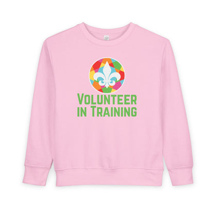 Toddler Volunteer-in-Training Sweatshirt