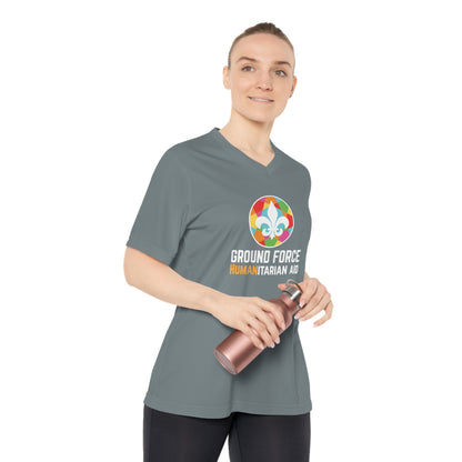 Ground Force Women's Performance V-Neck w/ UV Protection